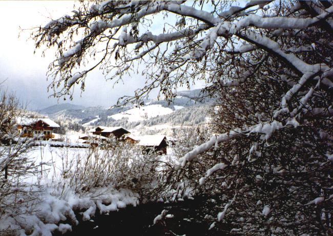 Flachau in the snow (08-02-1999)